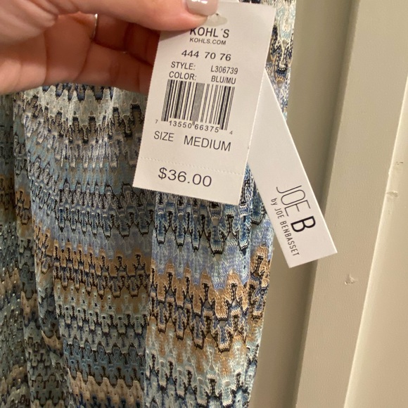 Junior’s Joe B Wide Leg Knit Pants; Size Medium; NWT - Picture 4 of 4